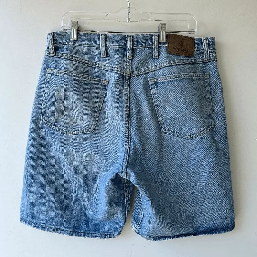 VTG 90s Y2K Wrangler Jorts Jean Denim Shorts Relaxed Fit 36